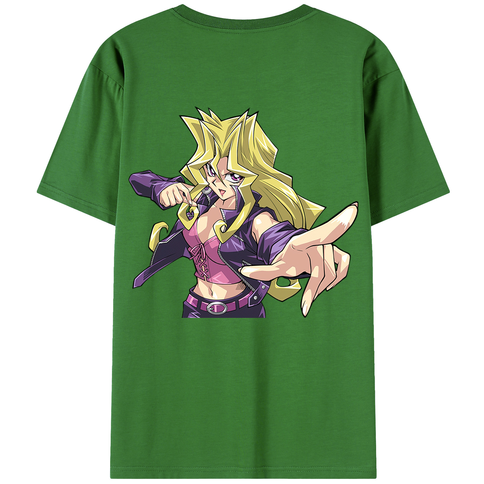 （画像用） 遊☆戯☆王 Yu-Gi-Oh! レディース半袖Tシャツ(バックプリント)
